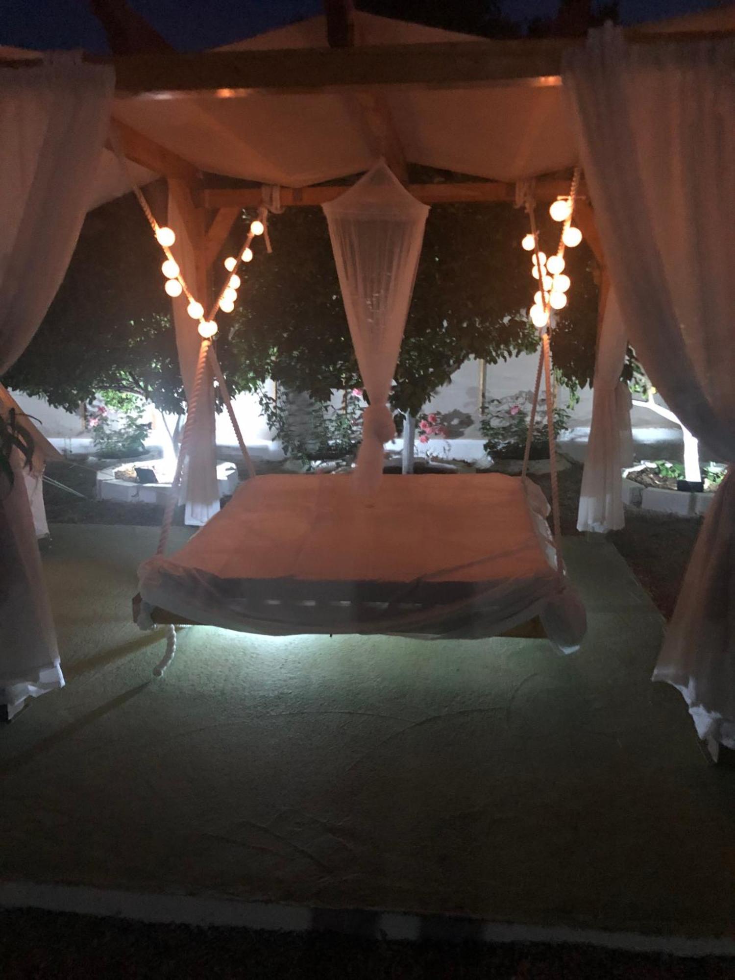 Pórto Ráfti Converted Shed Studio & Garden Hanging Bed מראה חיצוני תמונה
